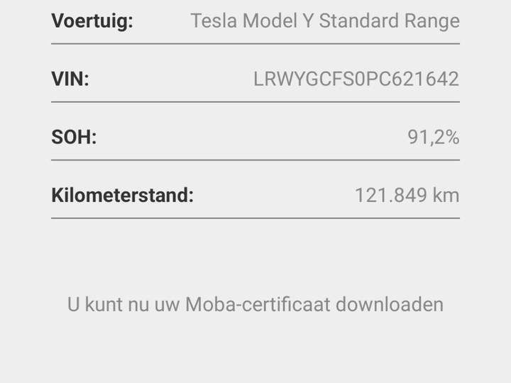 Tesla Model Y Standard RWD Plus 351pk 91,2% SoH [ LFP imagem 2