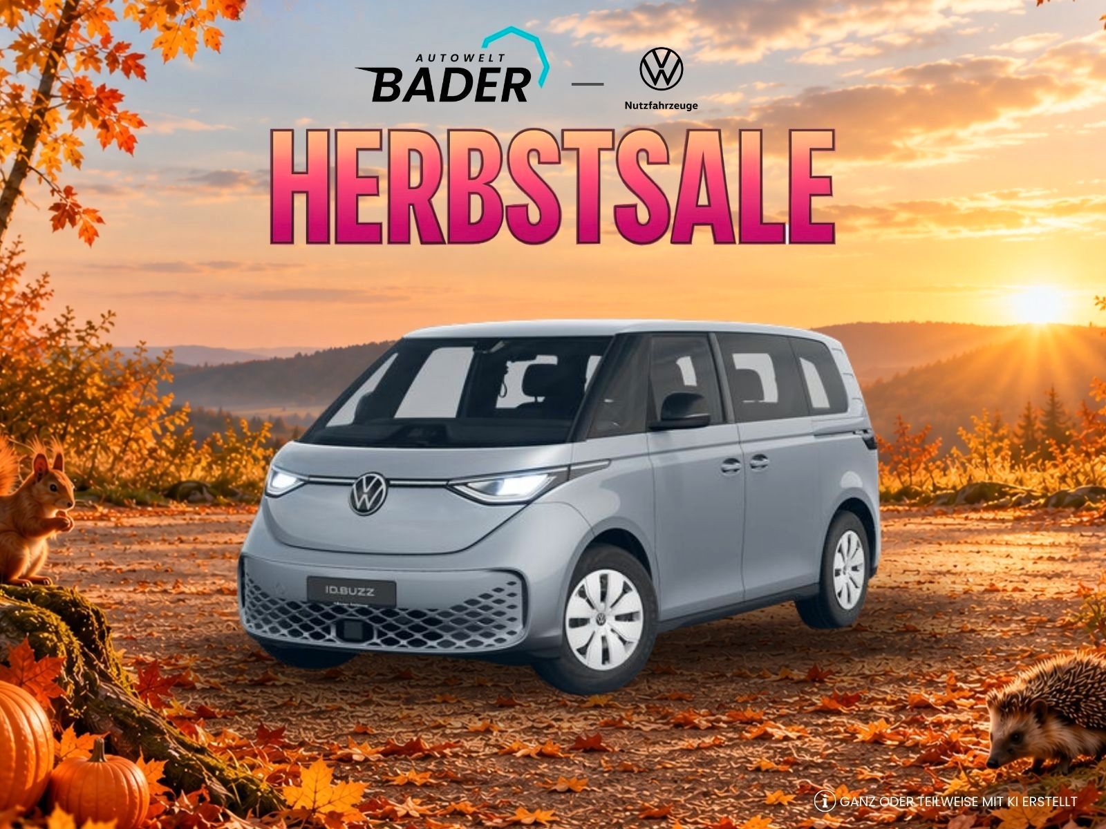 Volkswagen ID.Buzz Pure "Herbst-Sale" AUTOWELT-BADER!