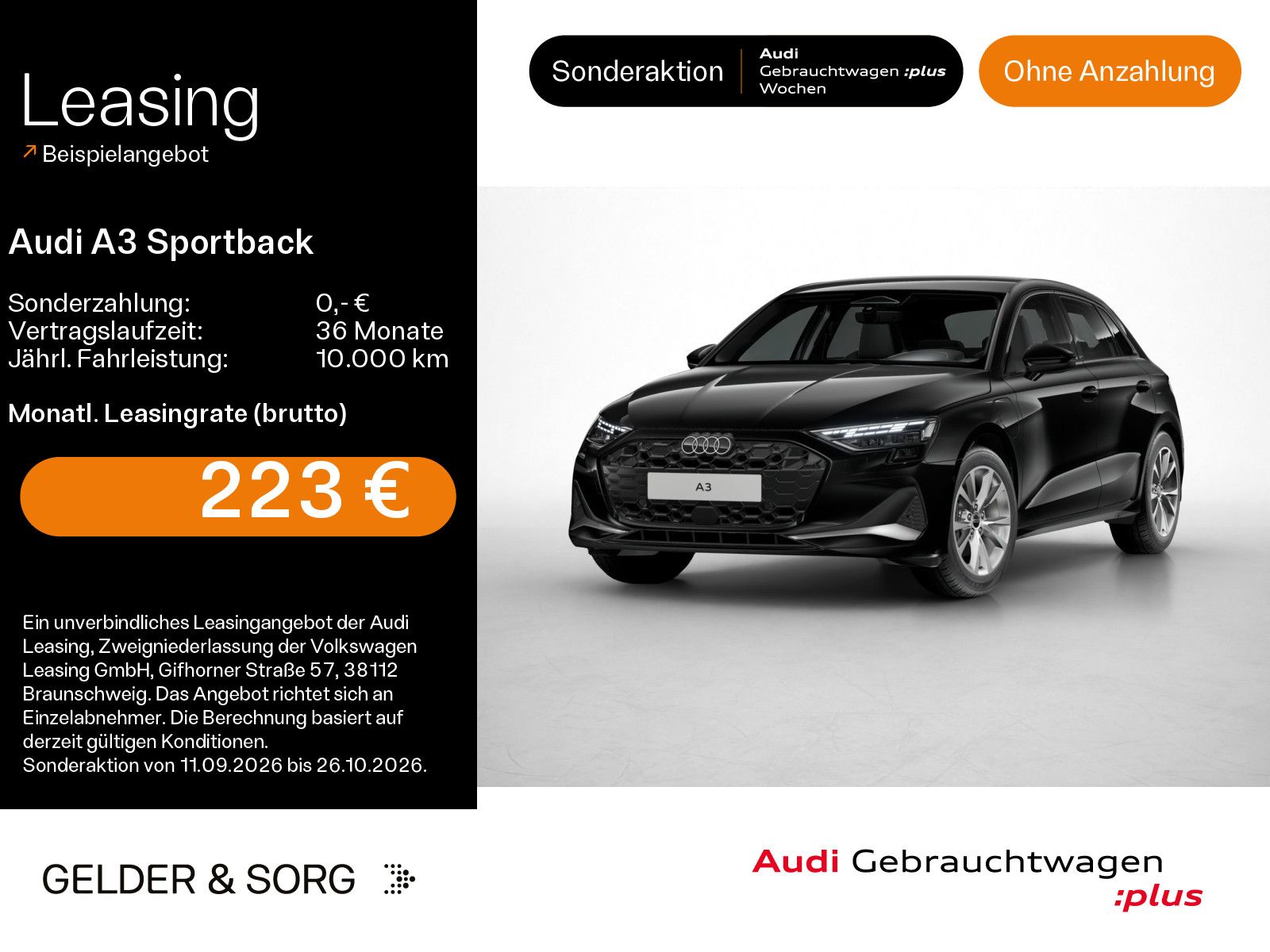 Audi A3 Sportback TFSI 110 kW advanced LED*Sound*ACC
