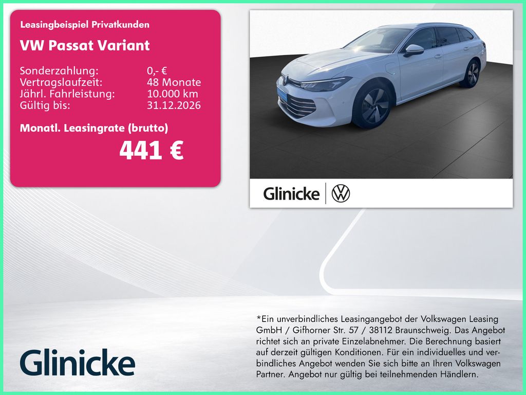 Passat Variant 1.5 TSI eHybrid Business Navi AHK