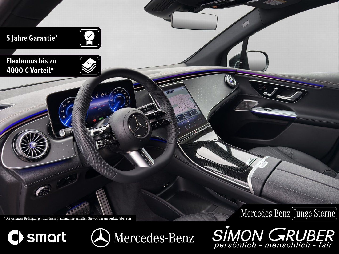 Fahrzeugabbildung Mercedes-Benz EQE 350 4M SUV AMG Pano Airmatic Leder AHK