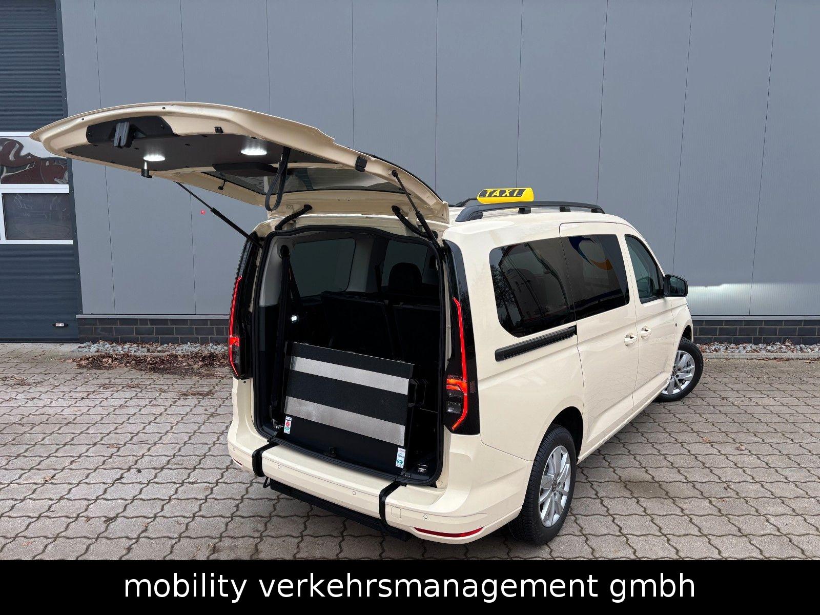 Volkswagen Caddy Life Maxi DSG Taxi Rollstuhl LED 7-Sitzer