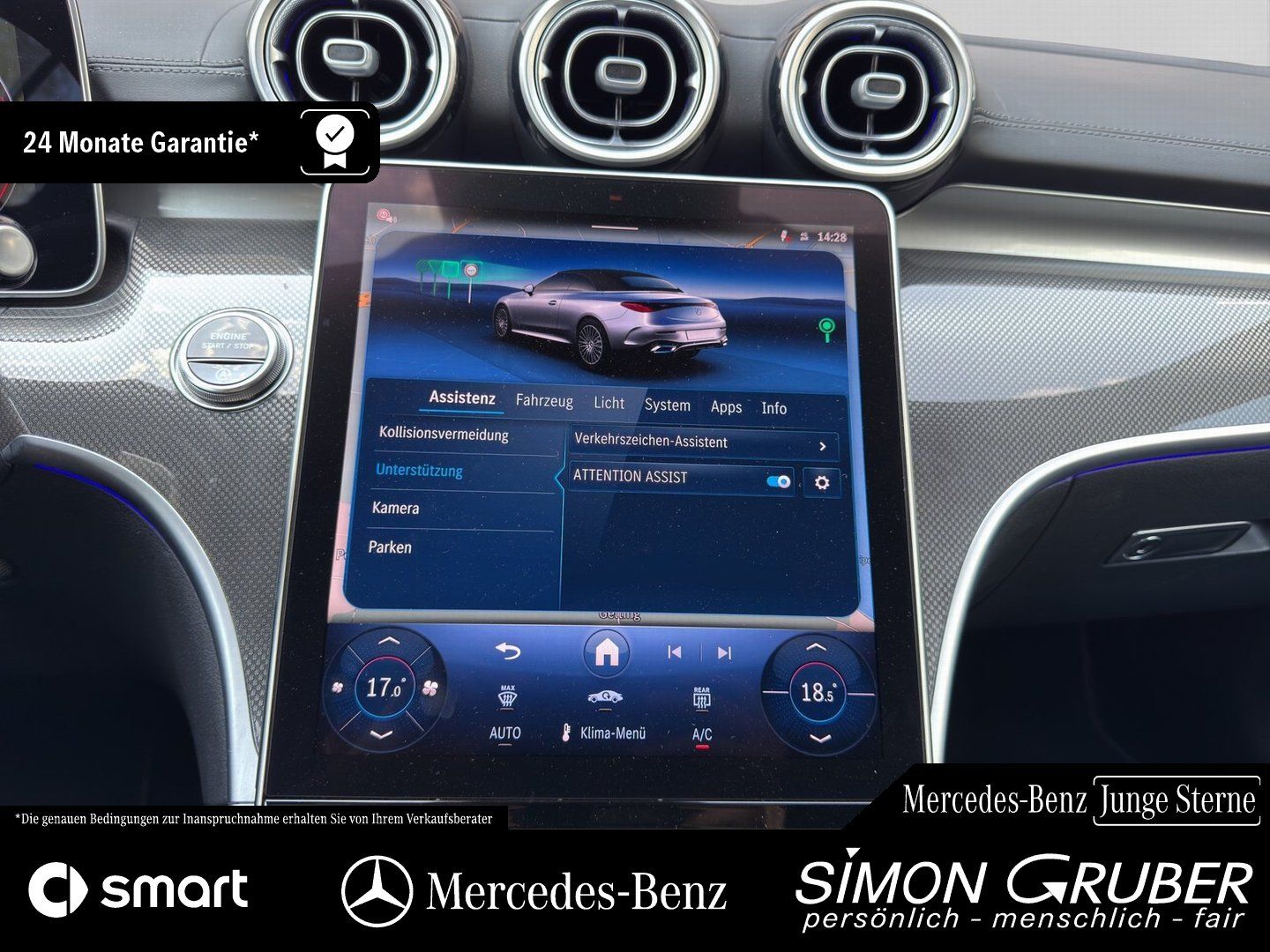 Fahrzeugabbildung Mercedes-Benz CLE 200 Cabrio AMG Ambi+ KeyGo Memo 19Zoll