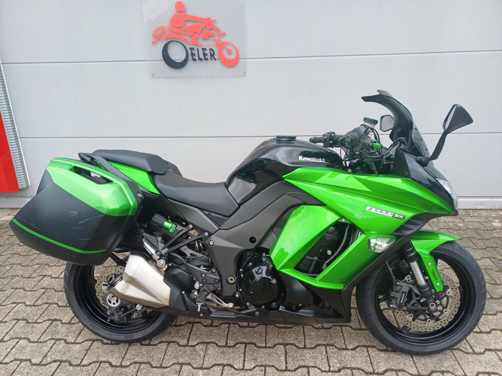 Kawasaki Z1000SX mit Top Zubehör