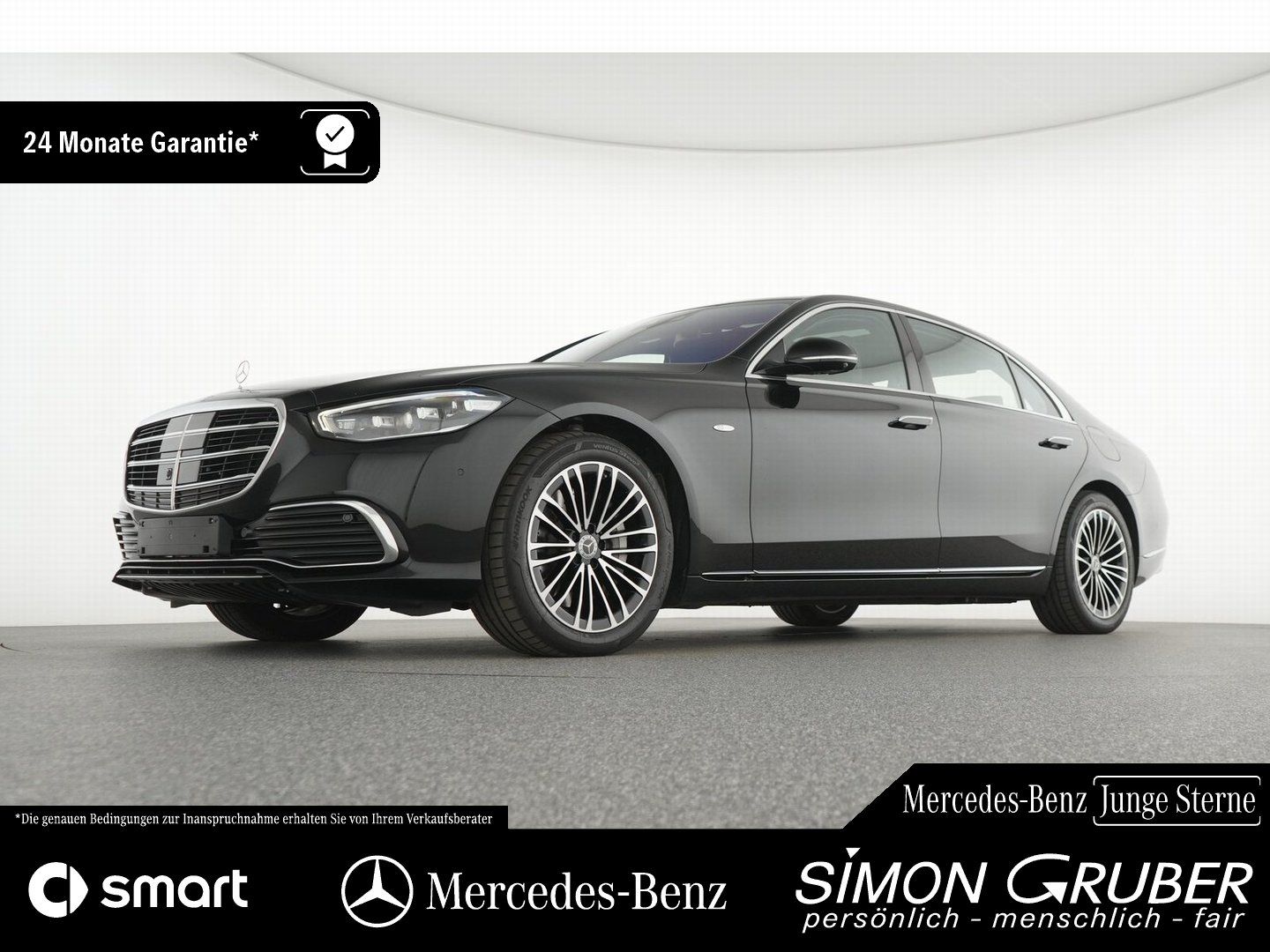 Fahrzeugabbildung Mercedes-Benz S 580 e 4M lang Pano Burm Ambi Airmatic Guard360