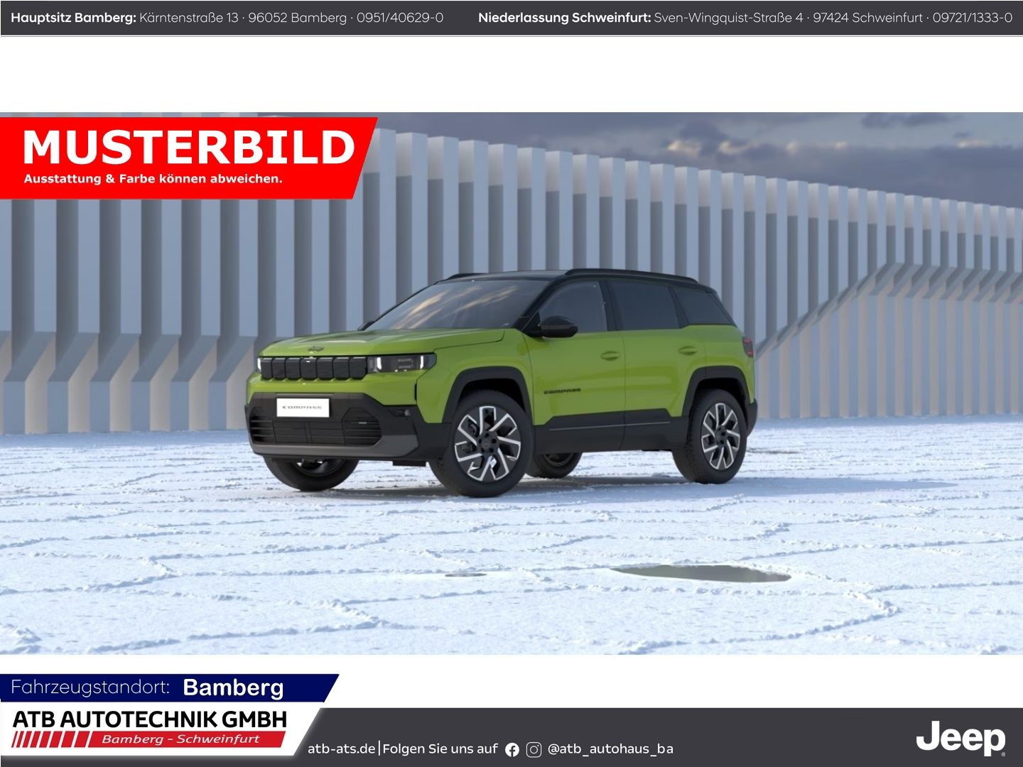 Fahrzeugabbildung Jeep Compass e-Hybrid First Edition WINTER MATRIX NAV