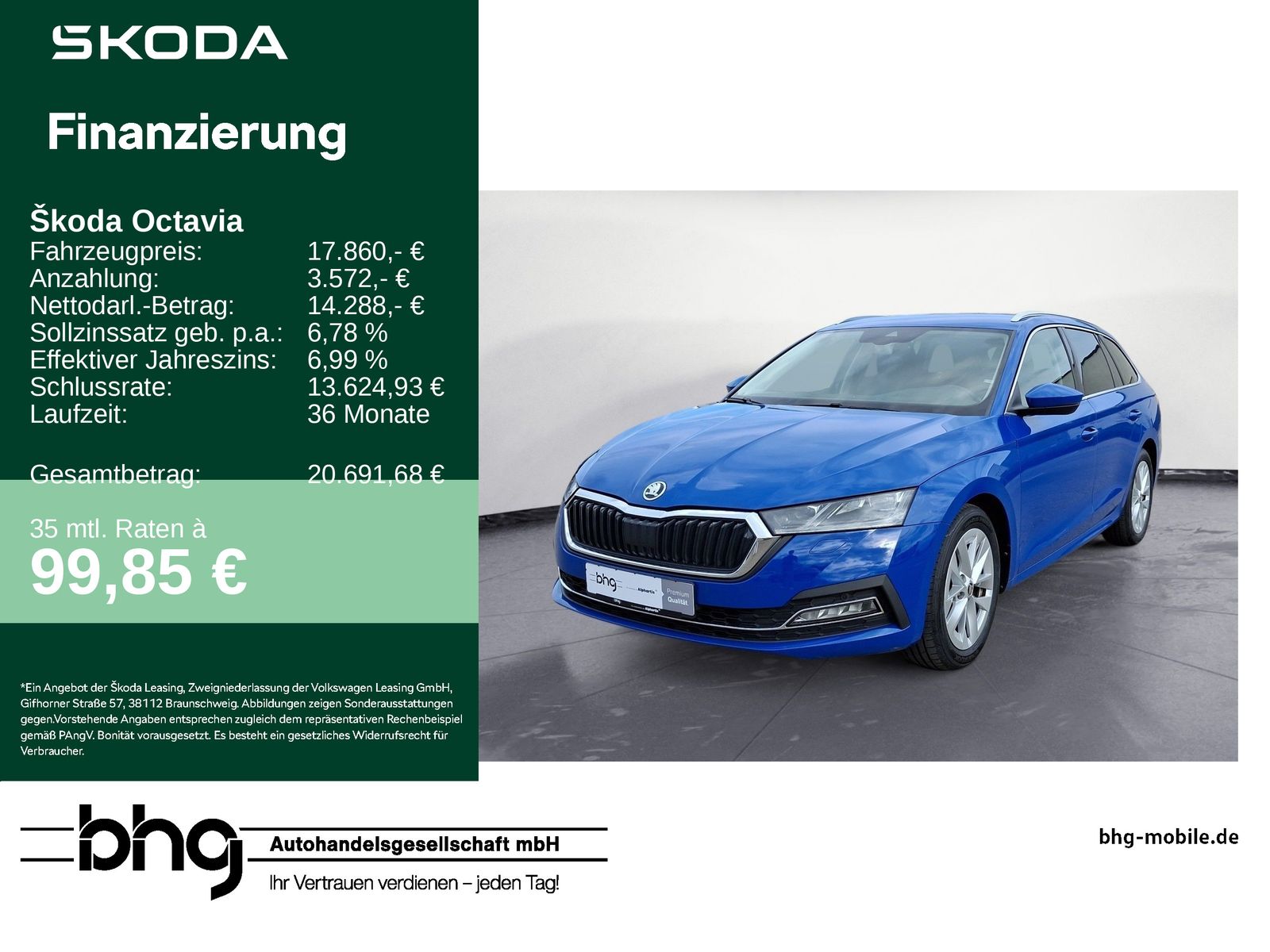 Skoda Octavia Combi Style 2,0 TDI DSG