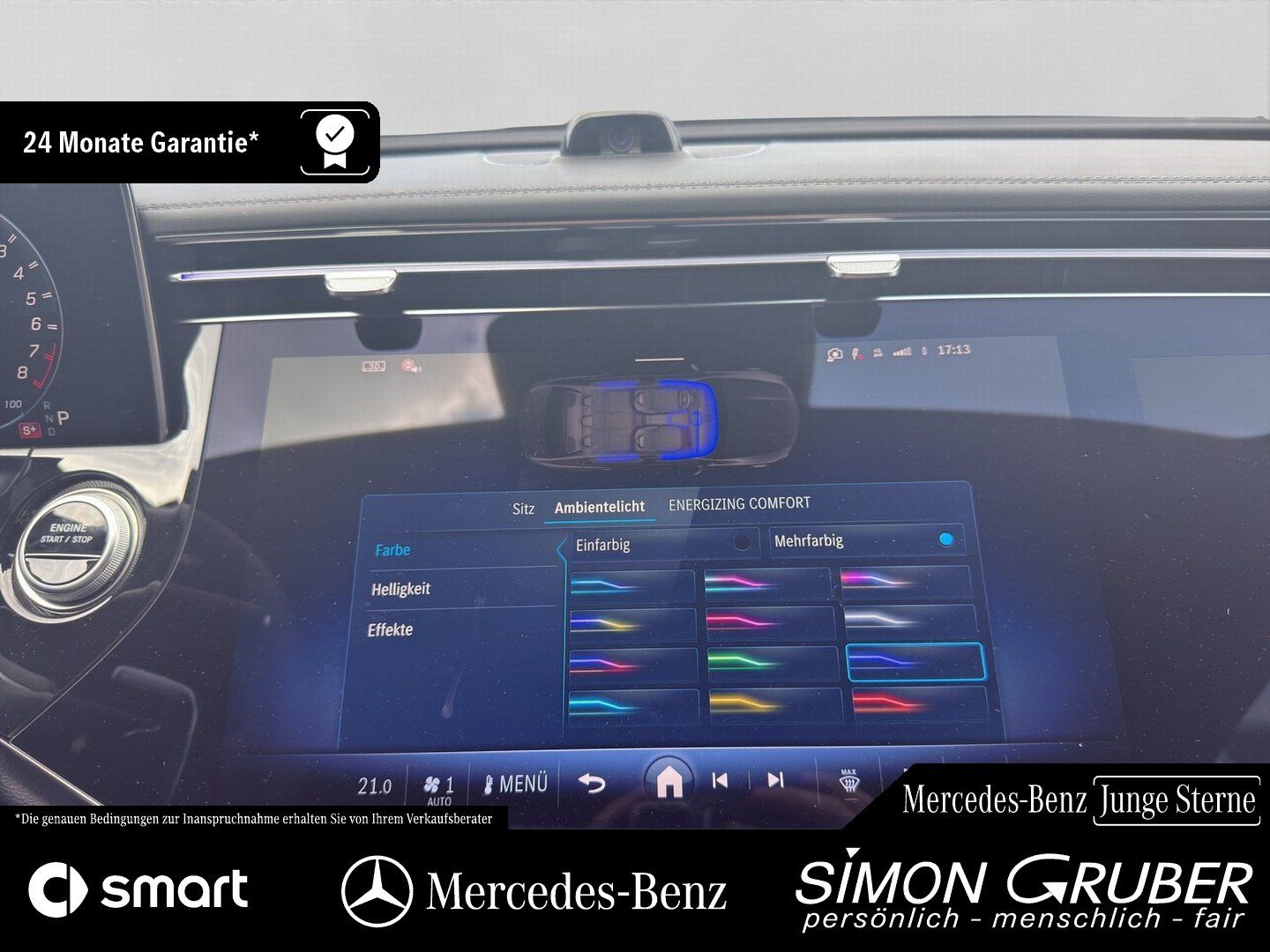 Fahrzeugabbildung Mercedes-Benz E 53 Hybrid 4M+ Perfo Sitz Dynamic+Carbon Nappa