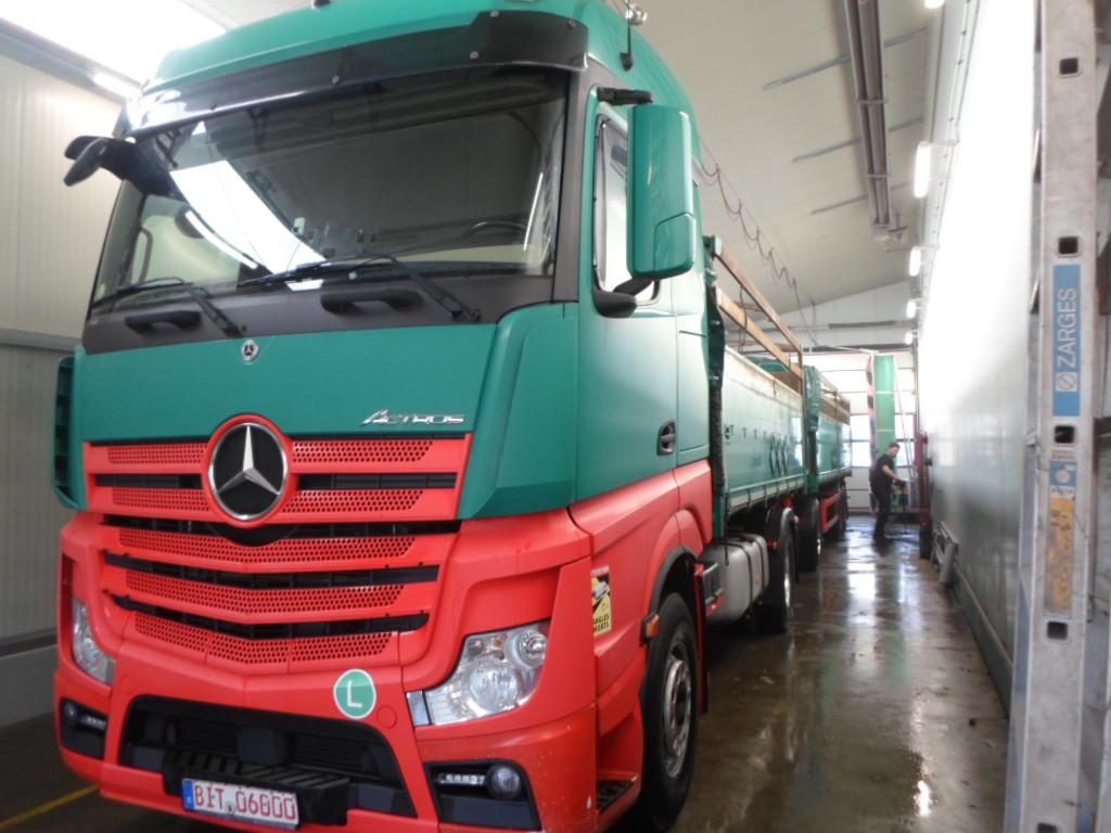 Mercedes-Benz 1845 /Hänger/ Getreidezug !!!