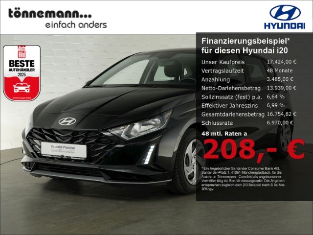 i20 FACELIFT T-GDi SELECT+NAVI+RÜCKFAHRKAMERA+FE