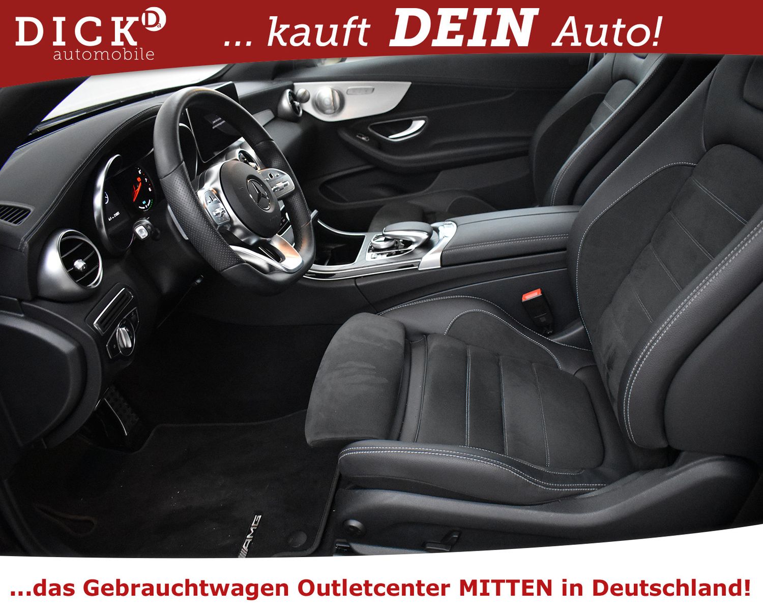 MERCEDES-BENZ C300 Cabrio 2X AMG LIne BURMES+LED+KAMER+AHK+19" - Image 8