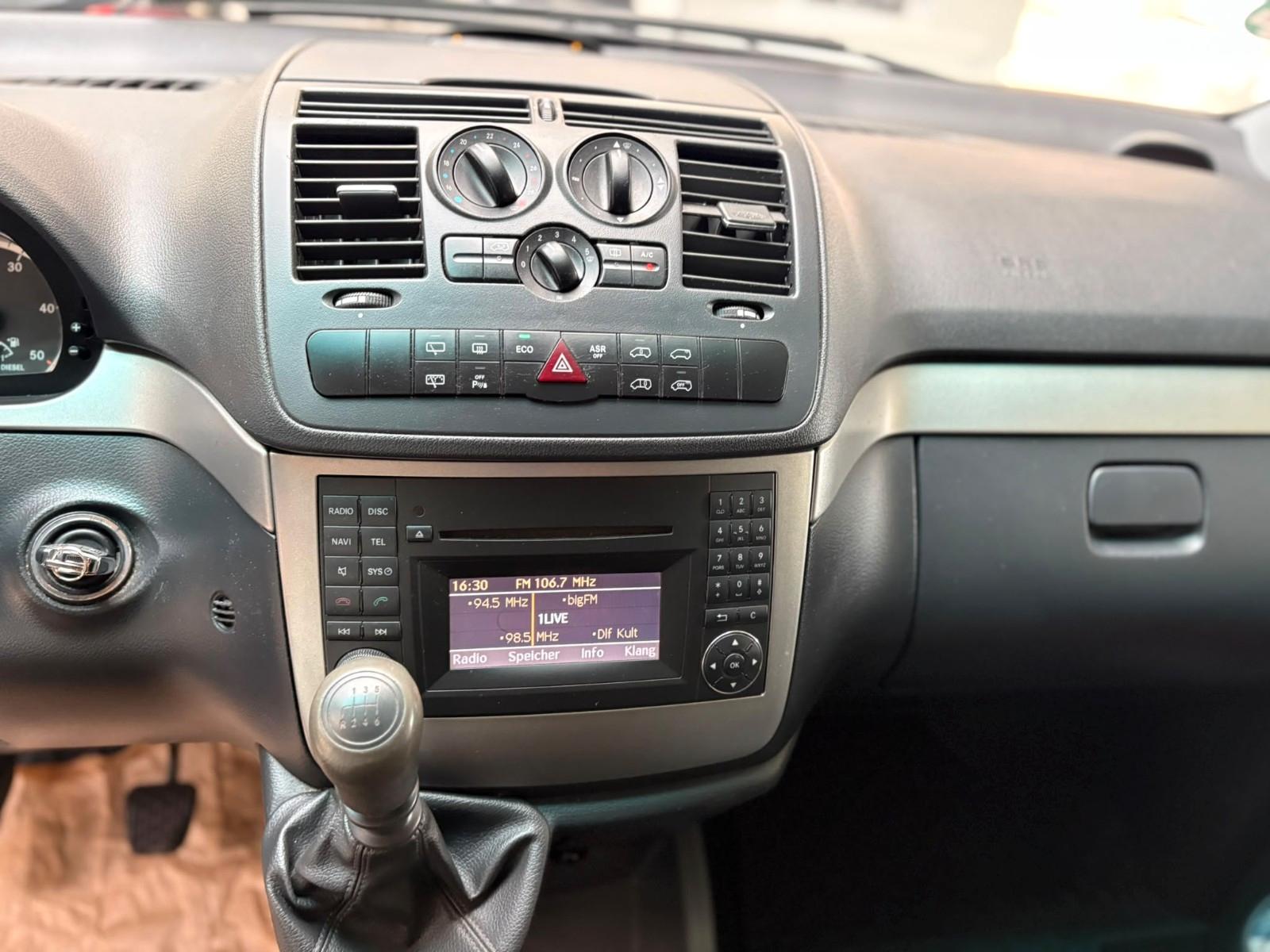MERCEDES-BENZ VITO 113 CDI 136ch MIXTO 5 PLACES - GPS - ATTELAGE - RADARS DE STATIONNEMENT AVANT/ARRIÈRE - CLIMATISATION - CHAUFFAGE AUXILIAIRE