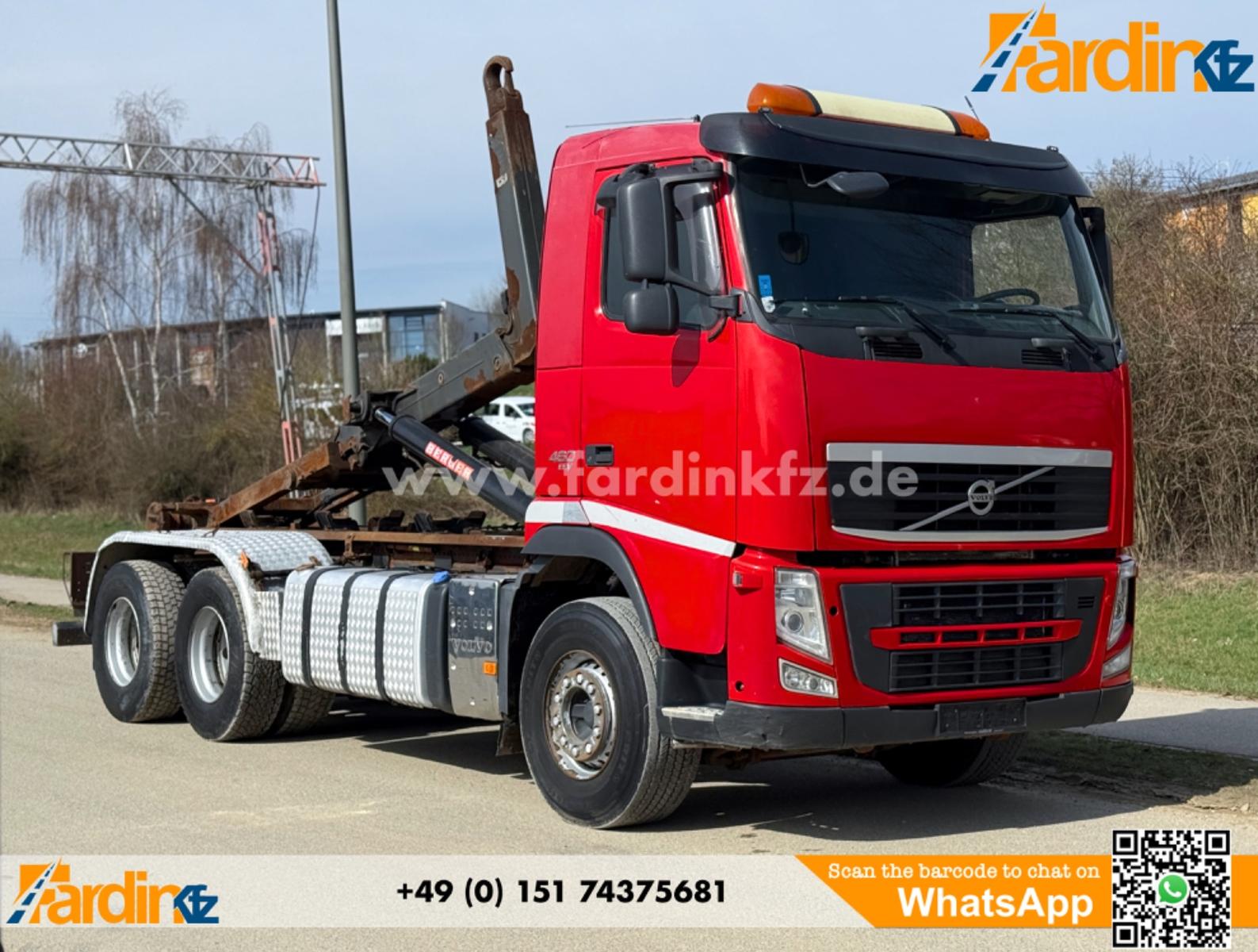 Volvo FH460 * 6x4 BL * Hiab Abroller *