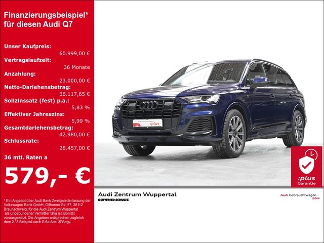 Audi Q7 55TFSI QUATTRO S-LINE PANO LUFT HUD ACC