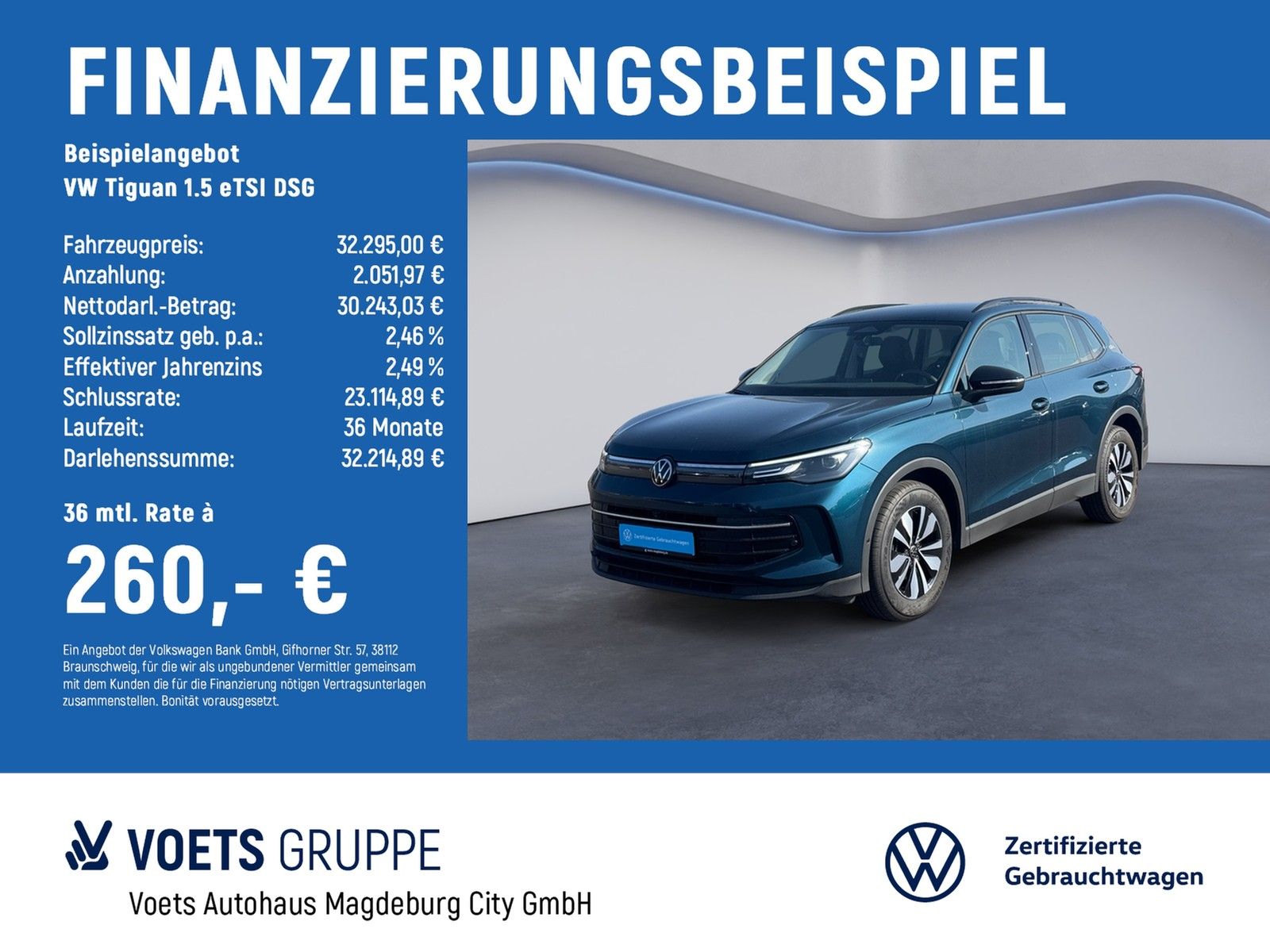 Volkswagen Tiguan 1.5 eTSI DSG Goal LED+AHK+NAVI+ACC+KAM