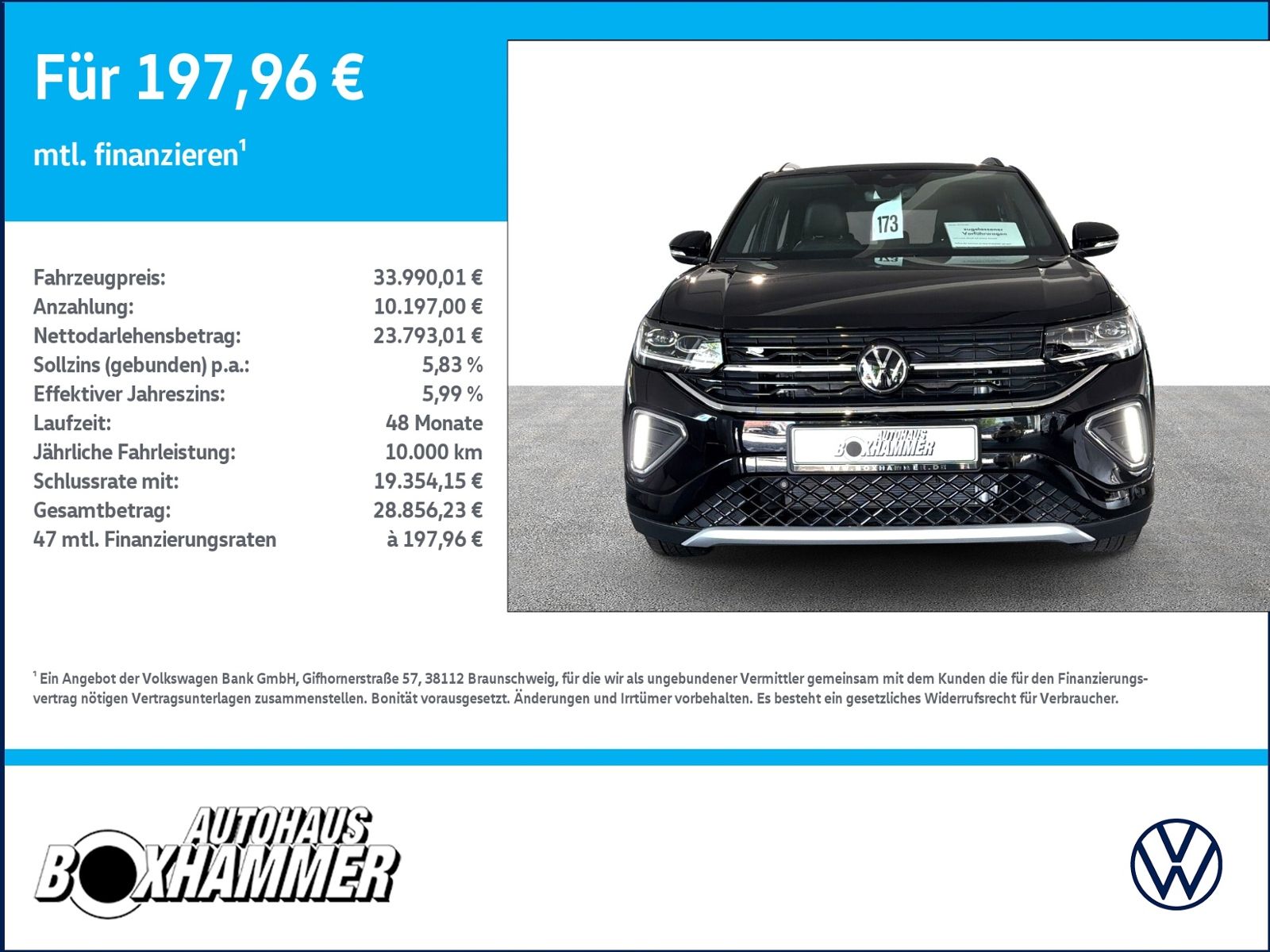 Volkswagen T-Cross 1.5 TSI DSG R-Line AHK RÜCK.KAM BLACK.S foto 3