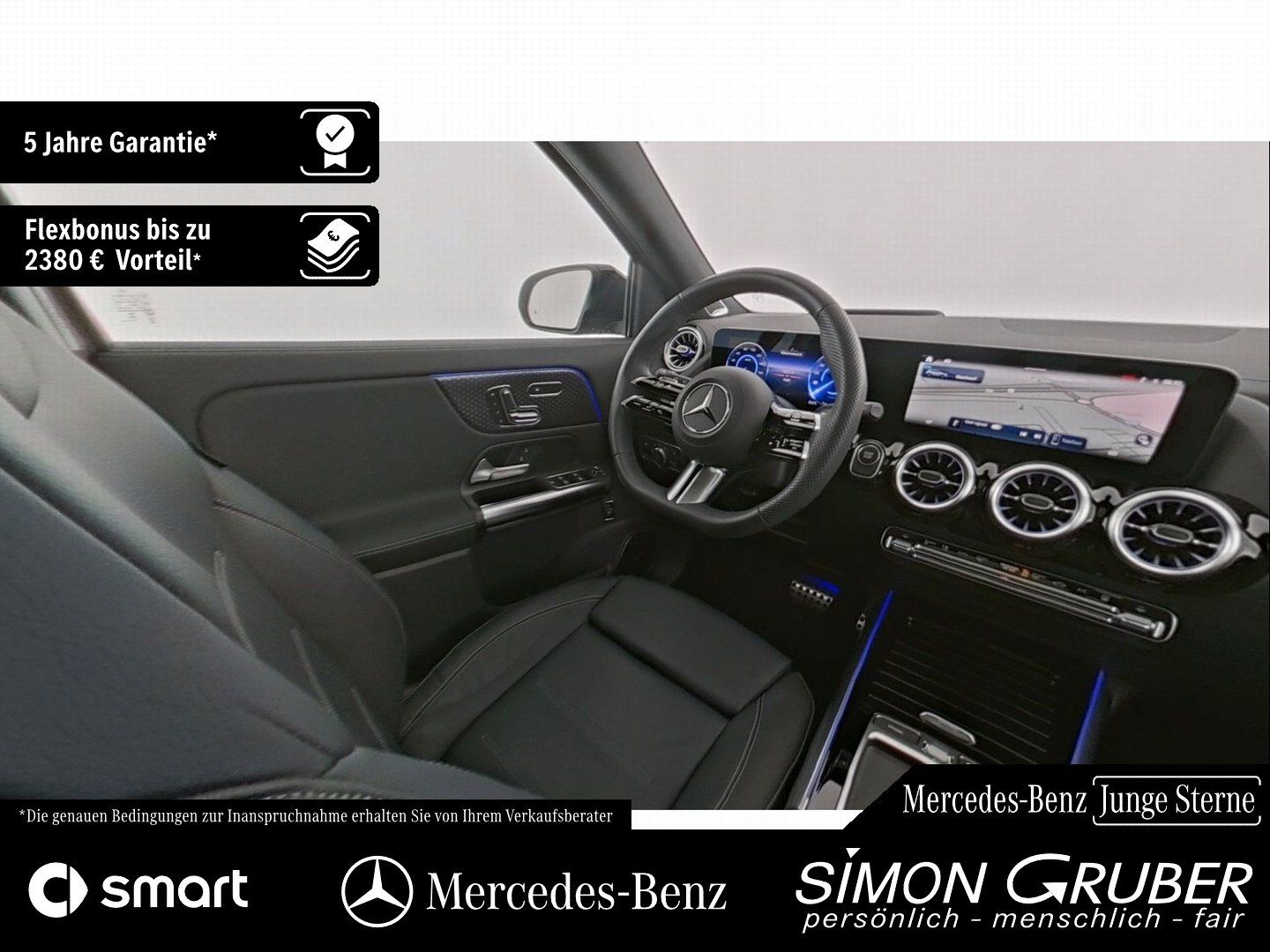 Fahrzeugabbildung Mercedes-Benz EQA 250+ AMG Night Pano Burm HUD Leder 360 AHK