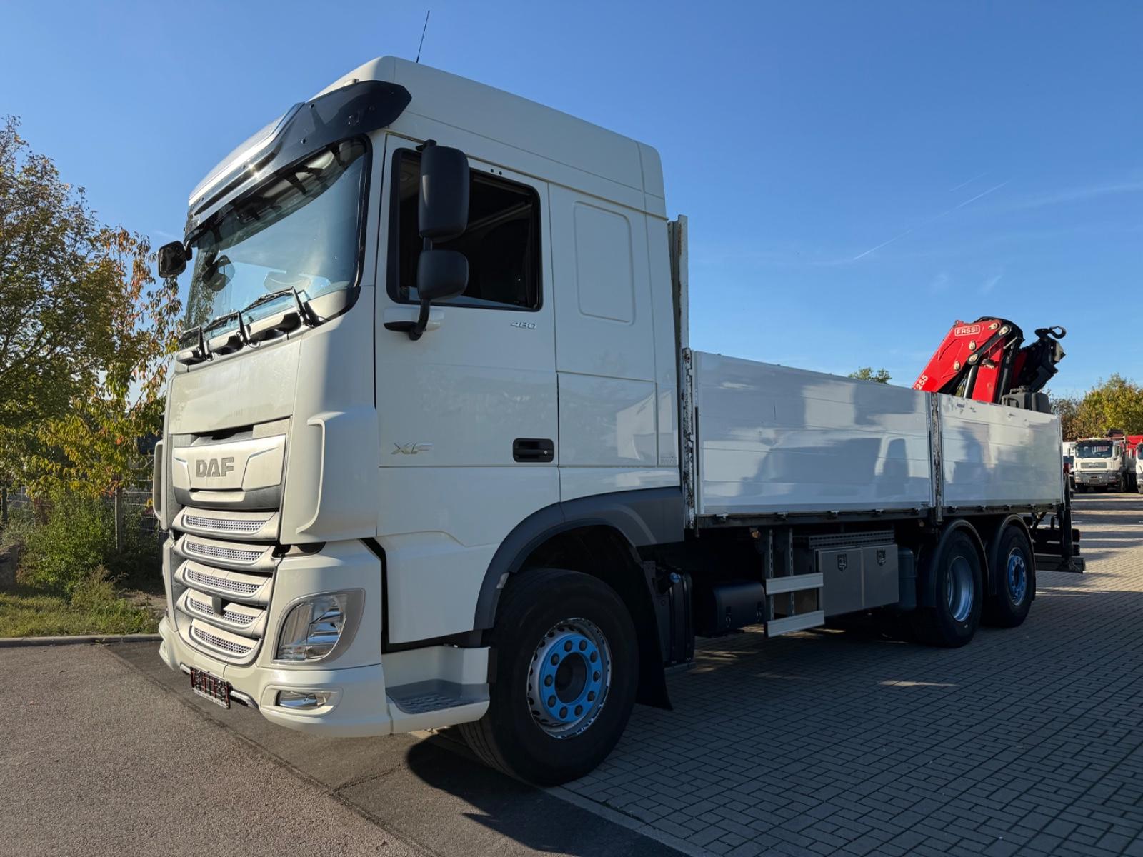 DAF XF 480 Pritsche+Kran Fassi F255+Funk/Lenkachse