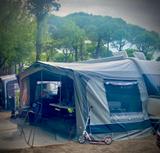 Hobby Deluxe 540 KMFe Stockbetten, Vorzelt, Markise.. - Hobby schwarz