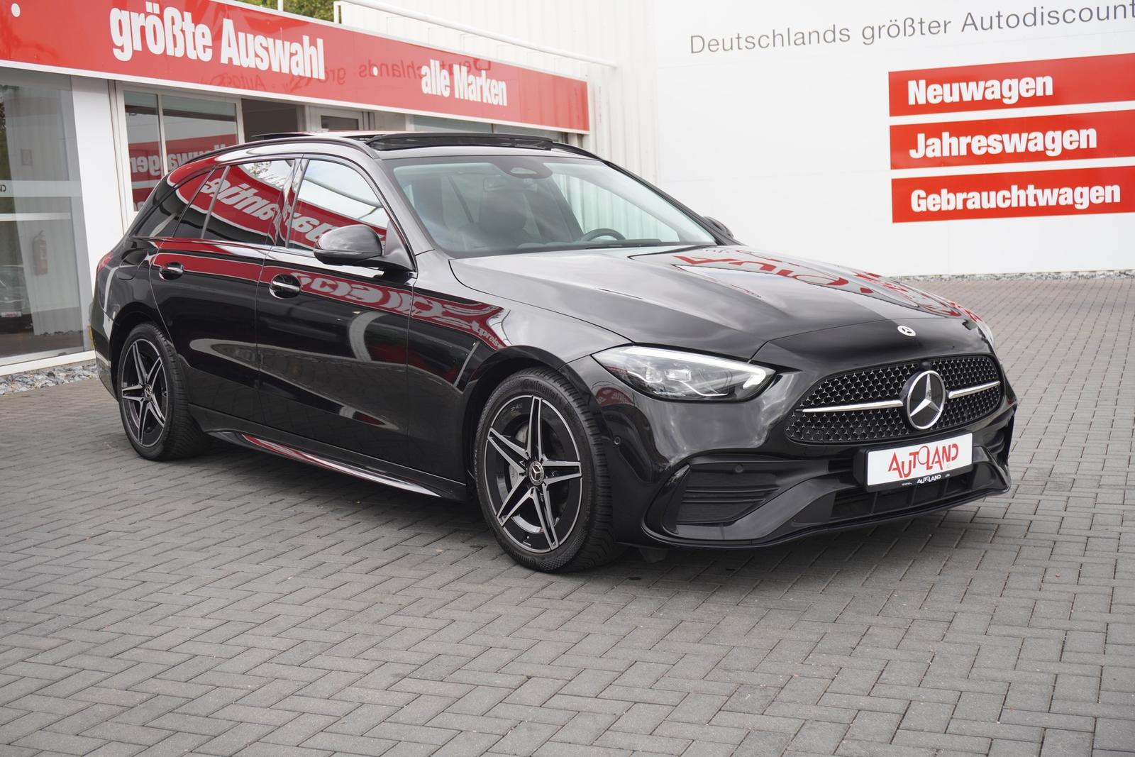Mercedes-Benz C-Class C180 T-Modell AMG Line LED Navi Panorama Kamera, миниатюра 6