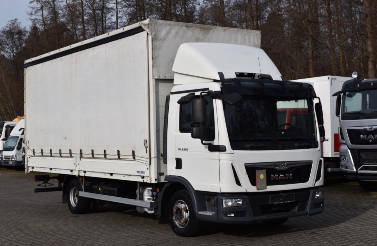 MAN TGL 8.220 BL/Schiebeplane,Navi,Klima,AHK,E6