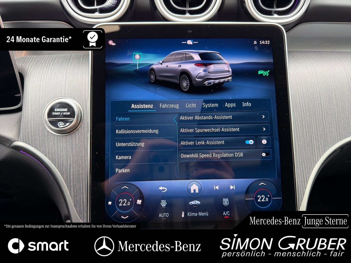 Fahrzeugabbildung Mercedes-Benz GLC 200 4M AMG Night Pano Sitzklima Massage AHK
