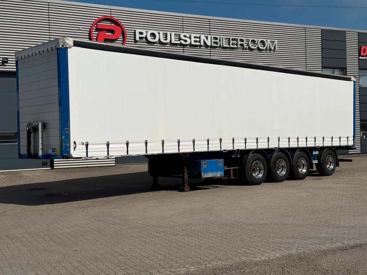 Andere Diversen BP 4-axle curtain trailer with forklift
