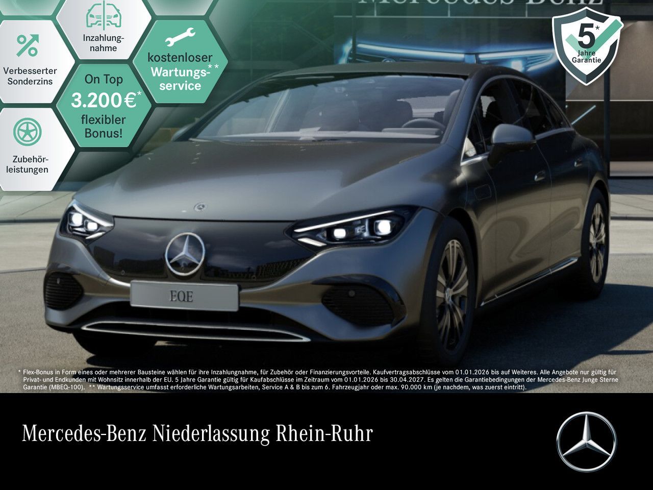 MERCEDES-BENZ EQE 300 ELETR. ART/PREMIUM/22KW/WD/MEMO/BURMEST