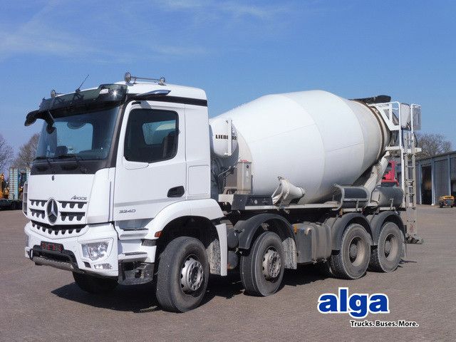 Mercedes-Benz 3240 B Arocs 8x4, Liebherr THM 905, 9m³, 54tkm