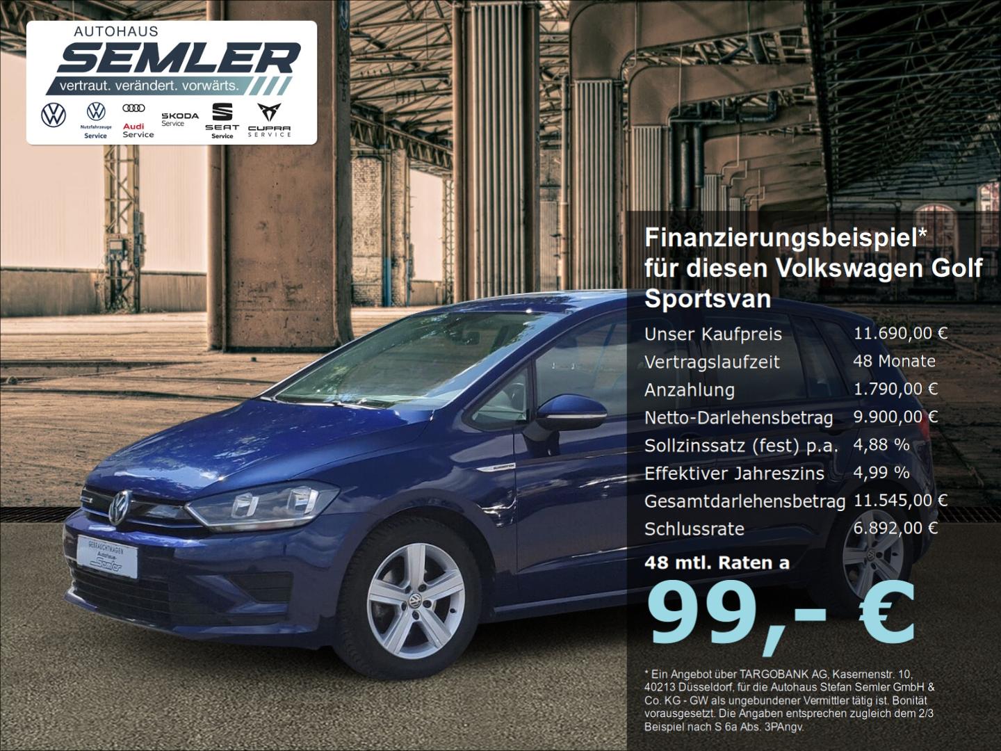Volkswagen Golf Sportsvan VII Comfortline 1.0 TSI 6-Gang SH