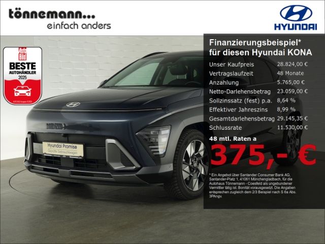 KONA T-GDI PRIME DCT+VOLL-LED+360° KAMERA+NAVI+A