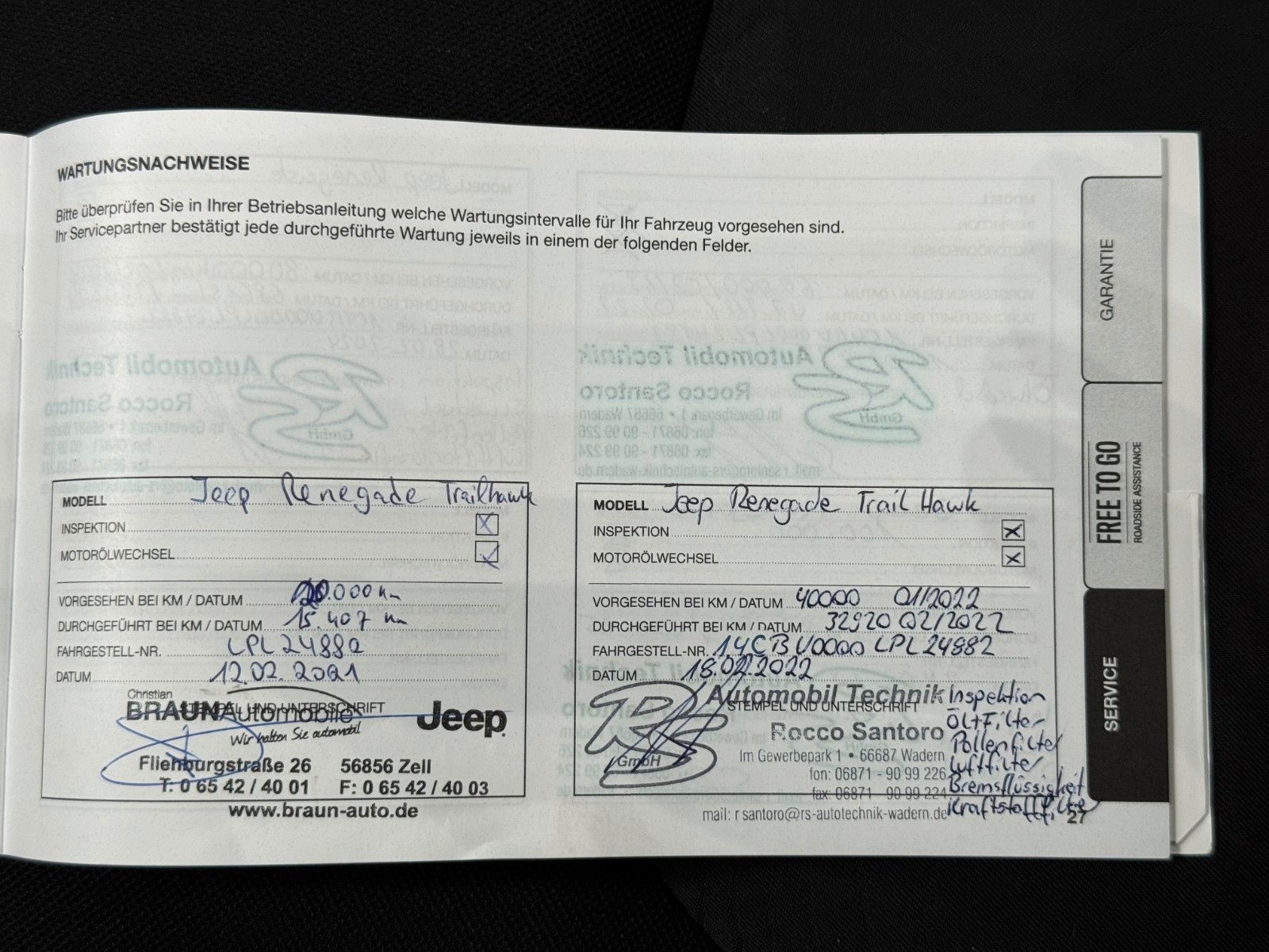 Fahrzeugabbildung Jeep Renegade 2.0D Trailhawk 4WD "AHK Navi Soundsys."