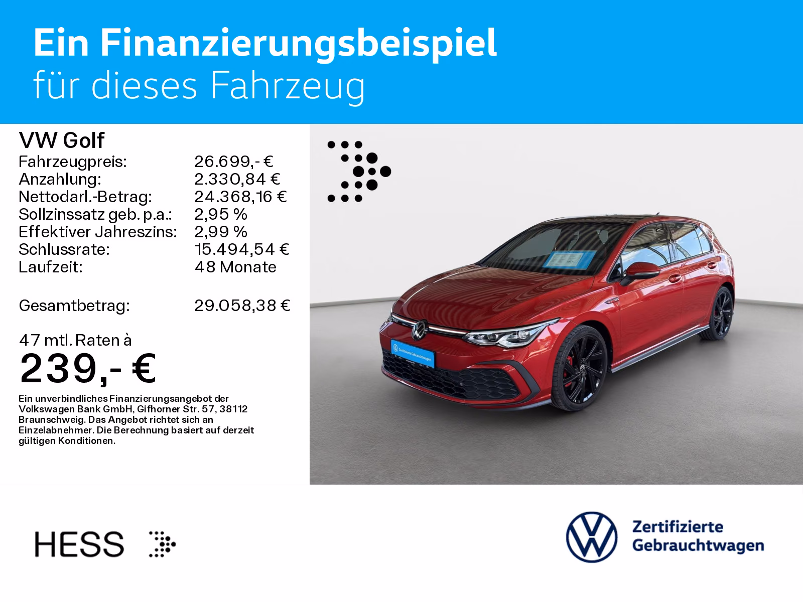 Volkswagen Golf VIII 2.0 TSI DSG GTI*LED*PANO*KAMERA*PDC*SH, миниатюра 2