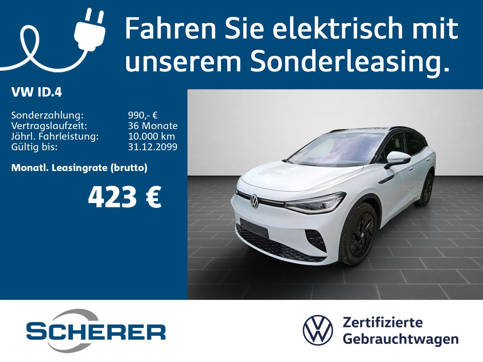 Volkswagen ID.4 GTX 77 kWh AHK SHZ PDC NAVI APP-CONNECT