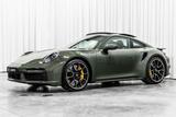 Porsche 992 .1 Turbo PTS Black Olive Green Sportuitlaat  - Porsche 992: Grün
