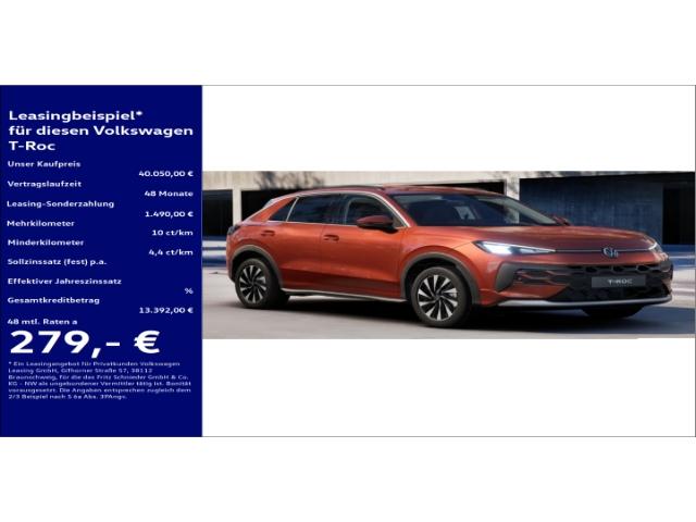 Volkswagen T-Roc ENERGY 1.5 l eTSI DSG LED AHK REAR VIEW