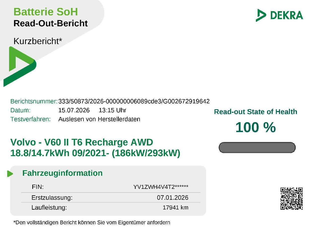 Fahrzeugabbildung Volvo V60 Kombi Plus Dark Recharge Plug-In Hybrid AWD