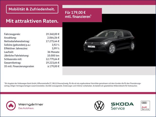 Golf VIII 1.5 TSI Life, Navi, LED+, Sitzhzg, Amb