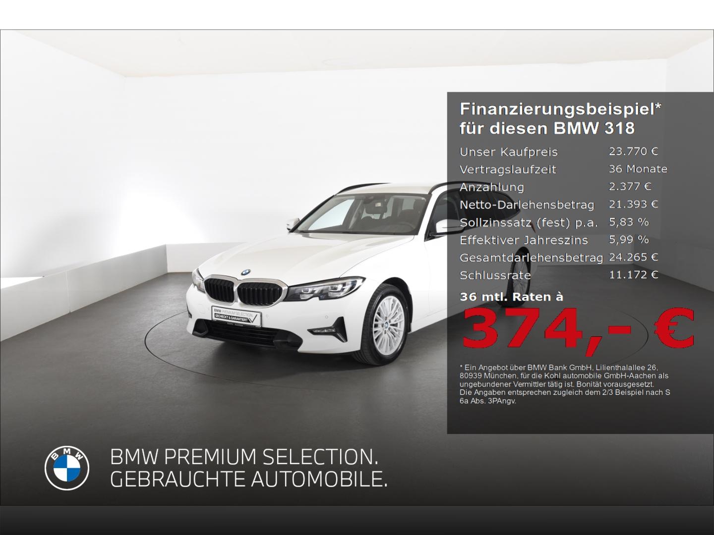 BMW 318 i Touring Sport Line Sitzheizung Klimaautoma