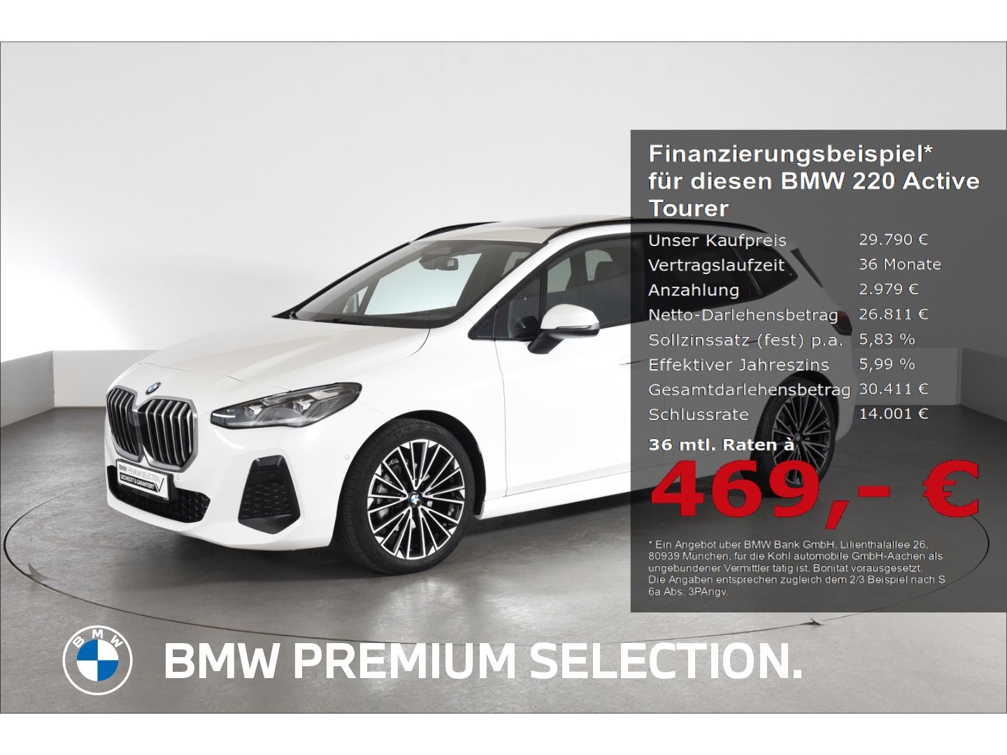 BMW 220 Active Tourer i M Sport Panoramadach Anhänge foto 1