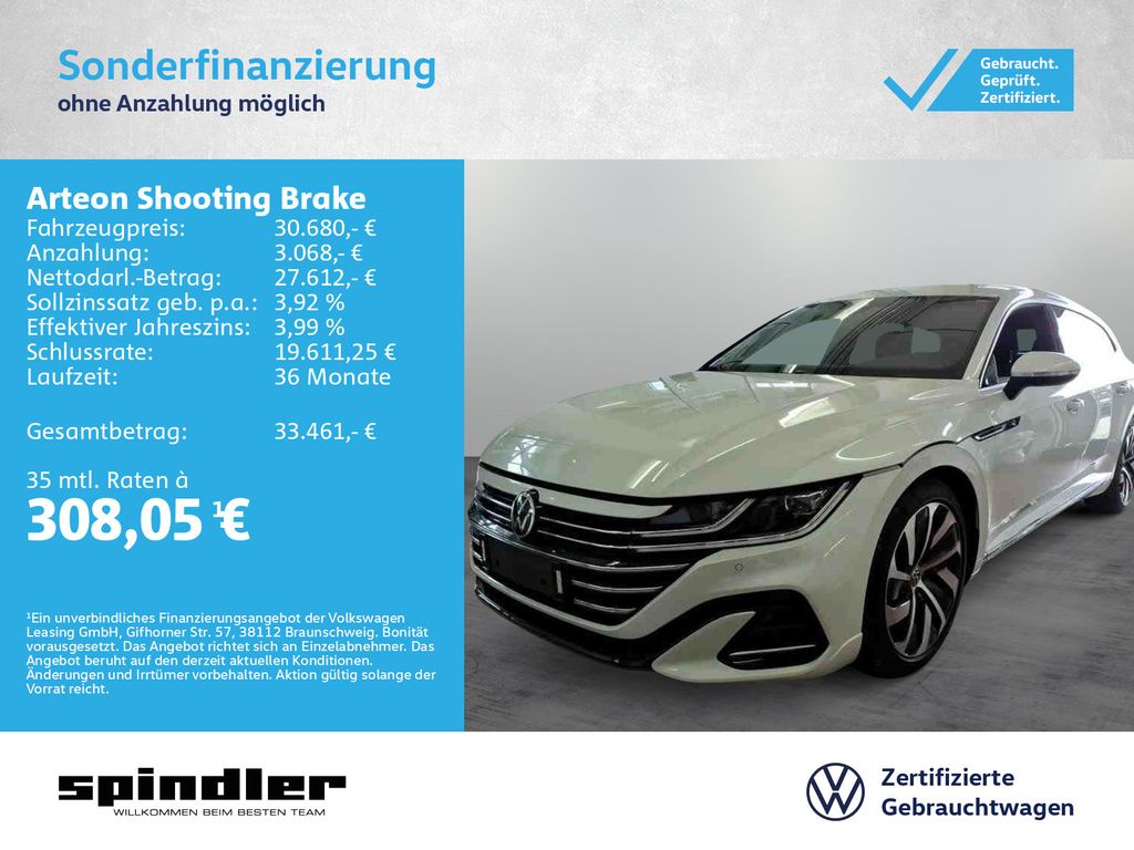 Arteon Shooting Brake R-Line 2.0 TDI DSG AHK 19"