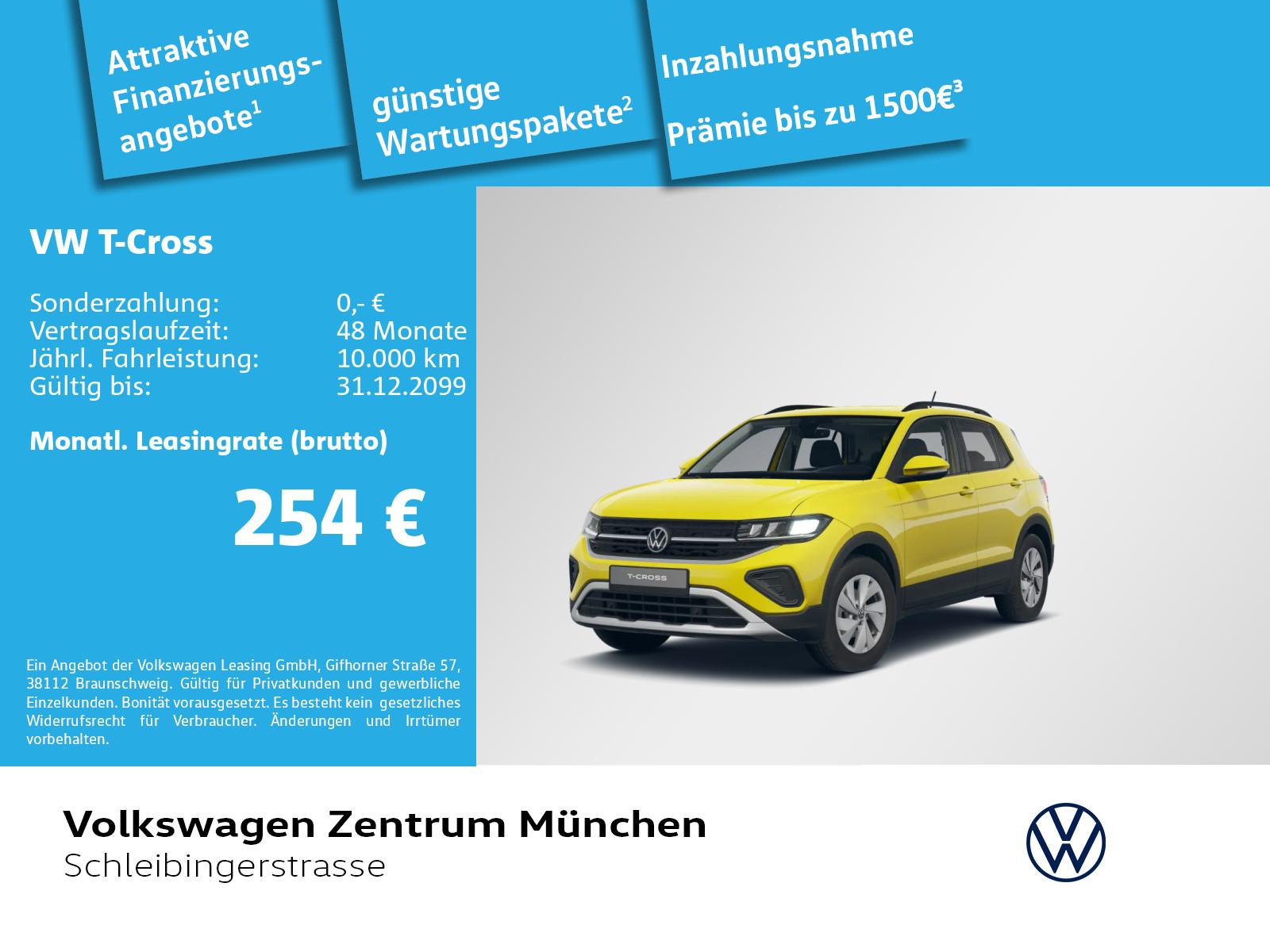 Volkswagen T-Cross Life 1.0 TSI LED Navi ParkPilot RearView