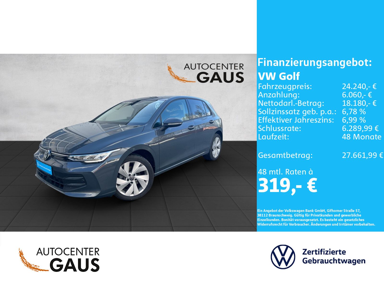 Golf VIII Goal 1.5 TSI AHK*ACC*Kamera*LED