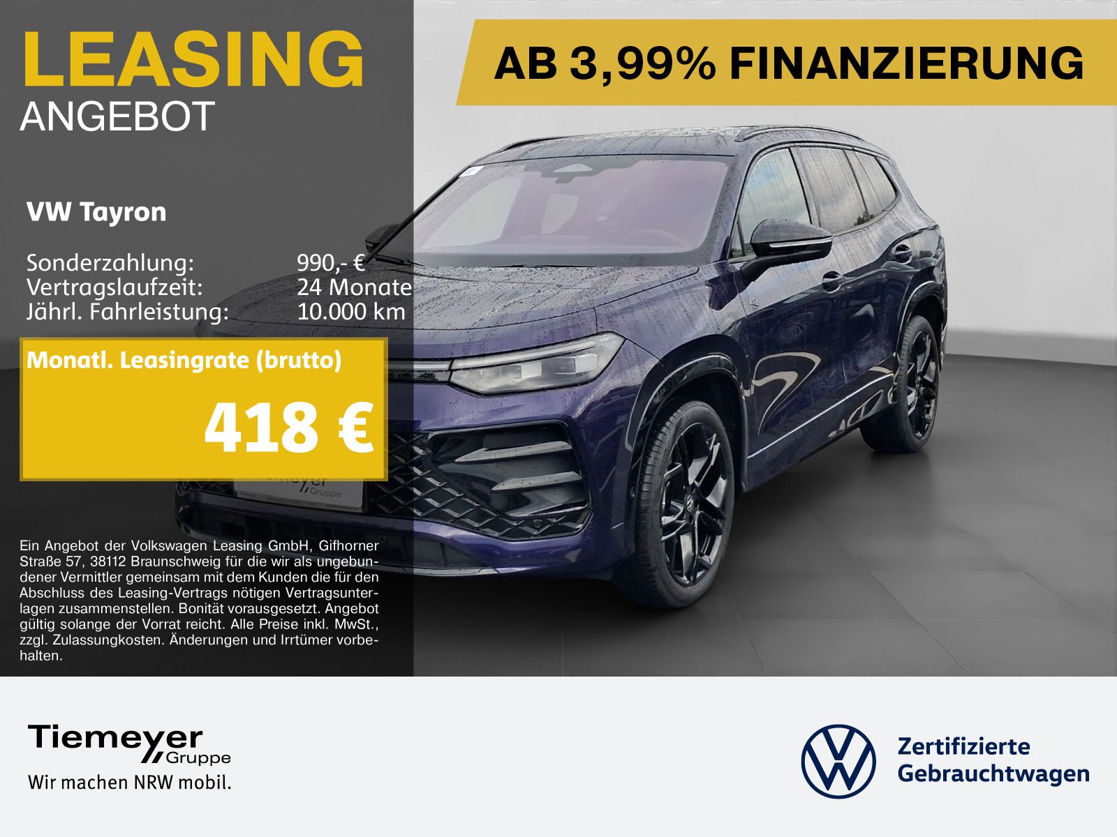 Volkswagen Tayron 2.0 TDI DSG 4M R-LINE BLACK ST.HEIZ PANO foto 1