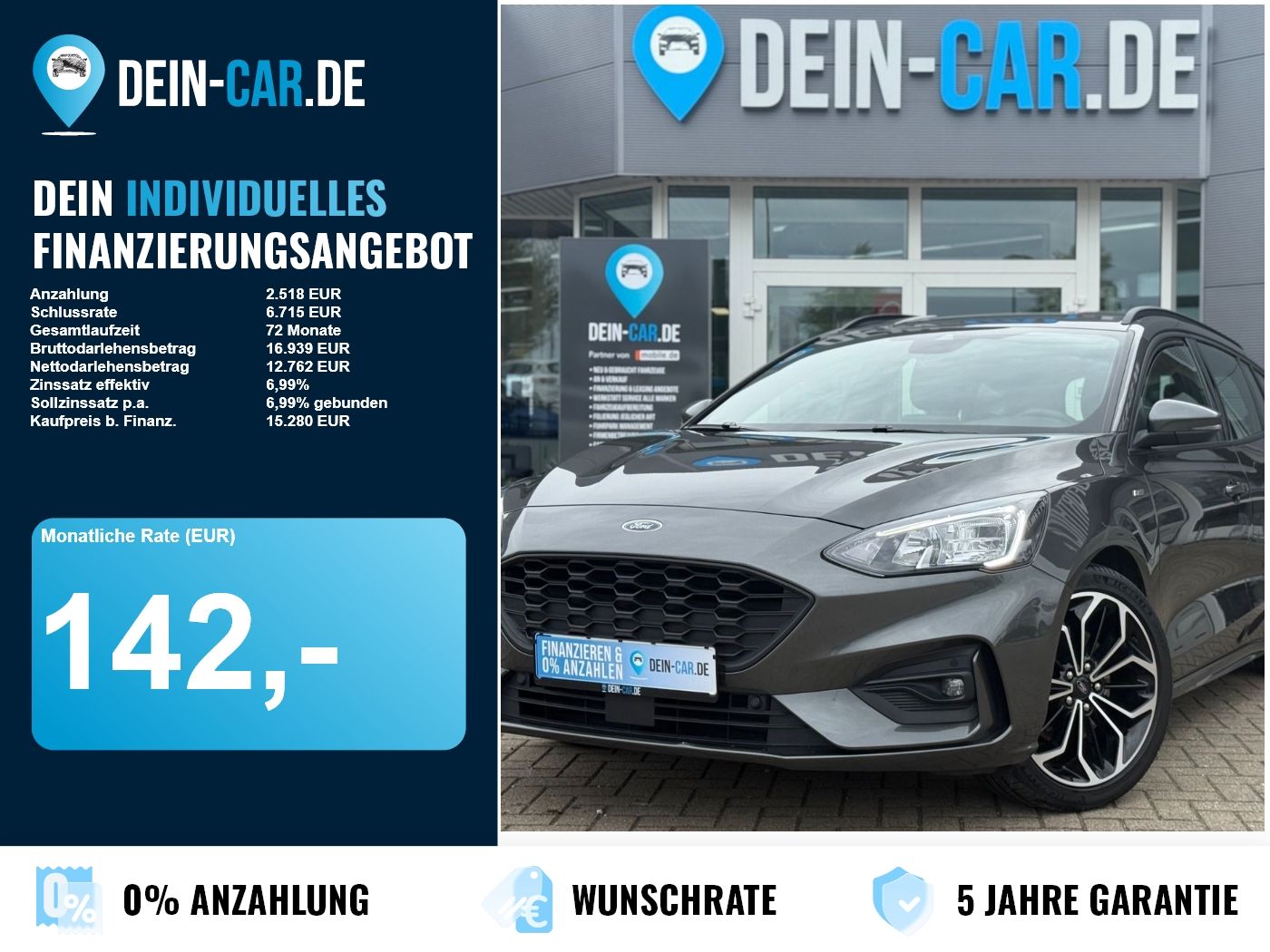 Ford FOCUS ST-Line 2xKlima Kam.
