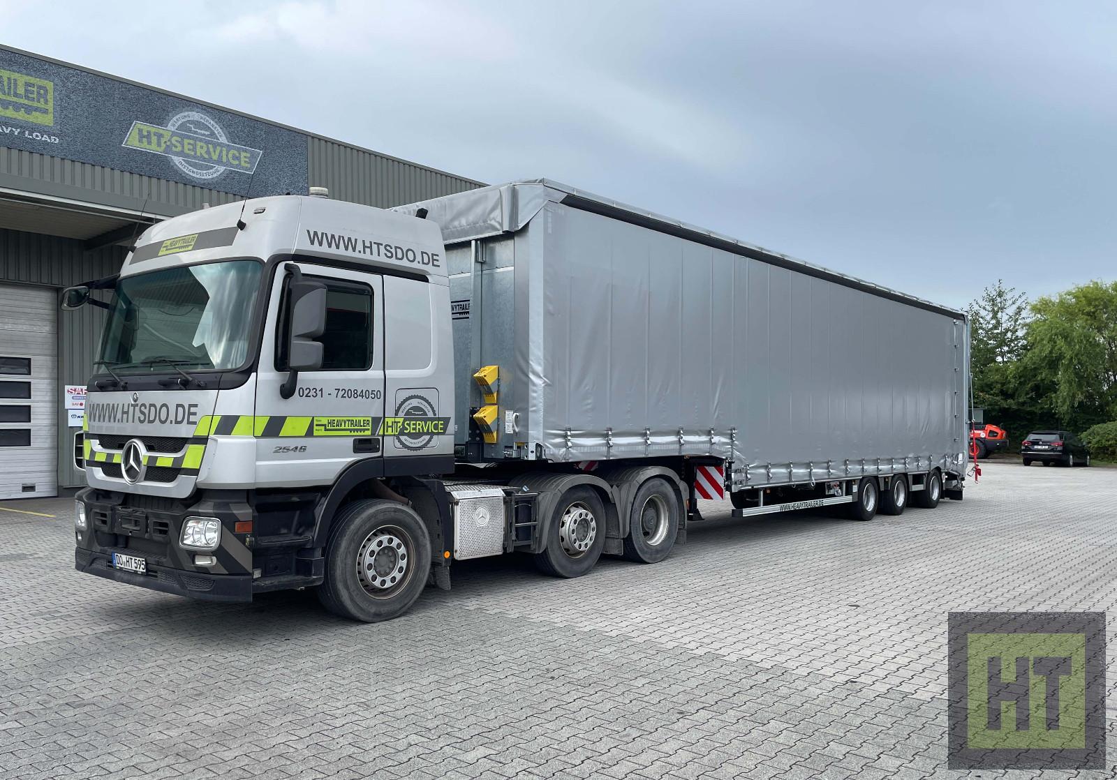 Faymonville MAX Trailer 3-Achs-Jumbo-Semi-Rampen-Planenaufb.