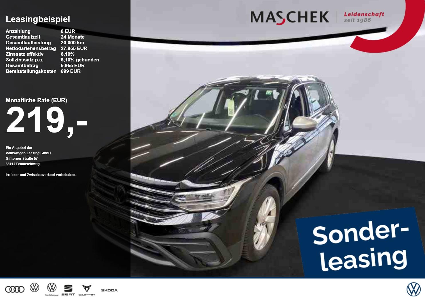 Volkswagen Tiguan Allspace 1.5 TSI Sonderleasing! AHK 7-Sit