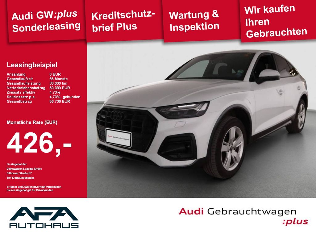 Audi Q5 Sportback 45 TFSI Advanced qu. AHK*Matrix*360