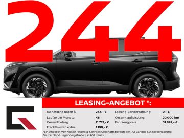 Nissan Leasingangebot: Nissan Qashqai N-CONNECTA Komfort 158PS Automatik Winte