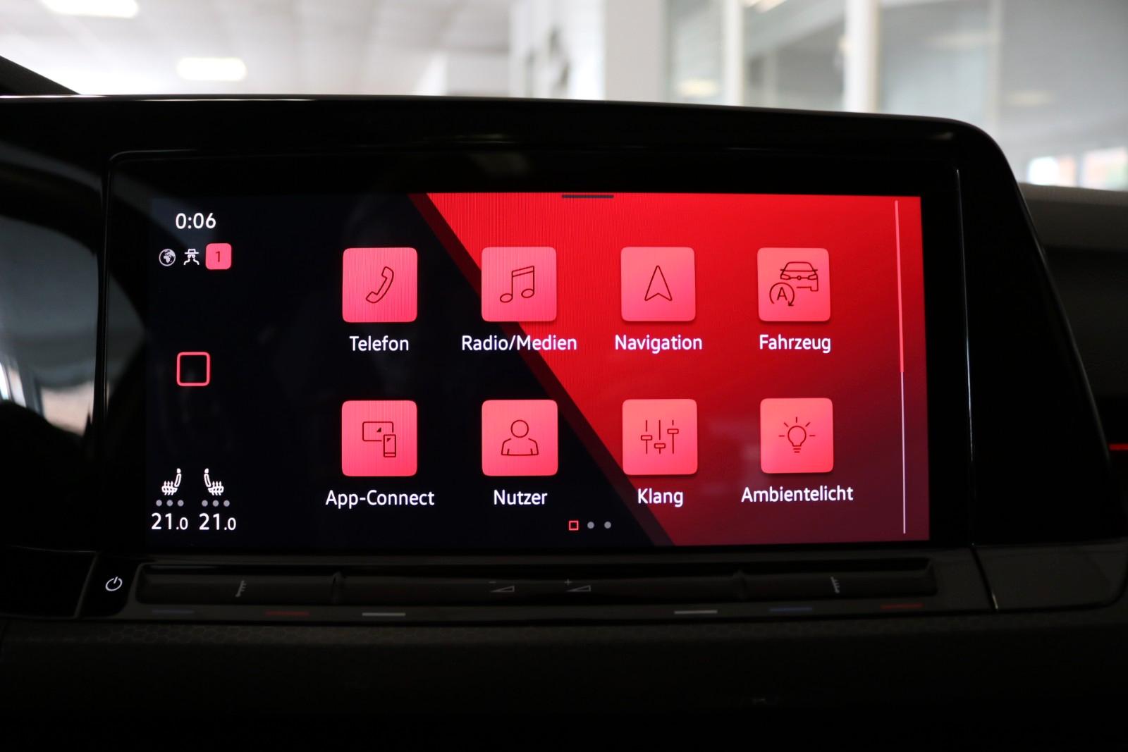 Volkswagen Golf VIII GTI Black Style AHK Pano Matrix H&K, миниатюра 16